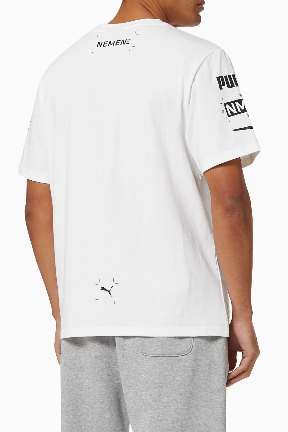 Shop PUMA Select White x NEMEN® Elevated T-shirt for Men | Ounass UAE