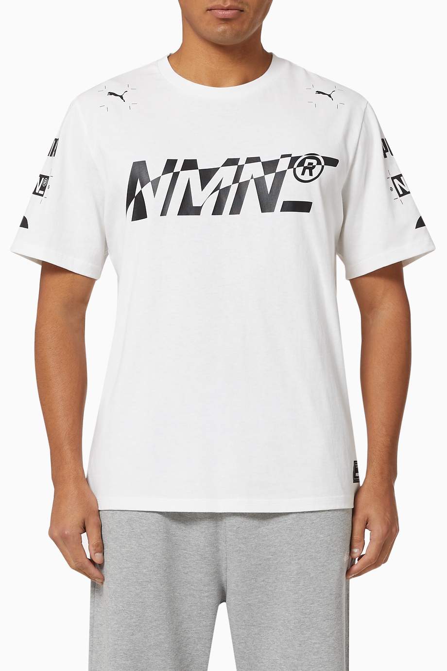 Shop PUMA Select White x NEMEN® Elevated T-shirt for Men | Ounass UAE