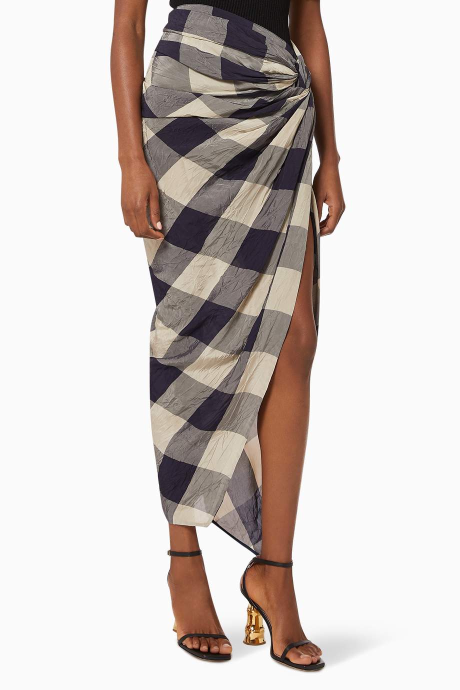 khaite sarong skirt
