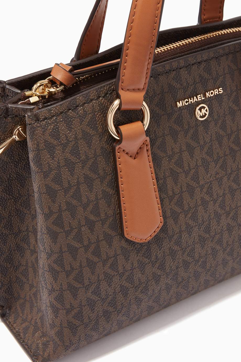 michael kors emma small leather satchel