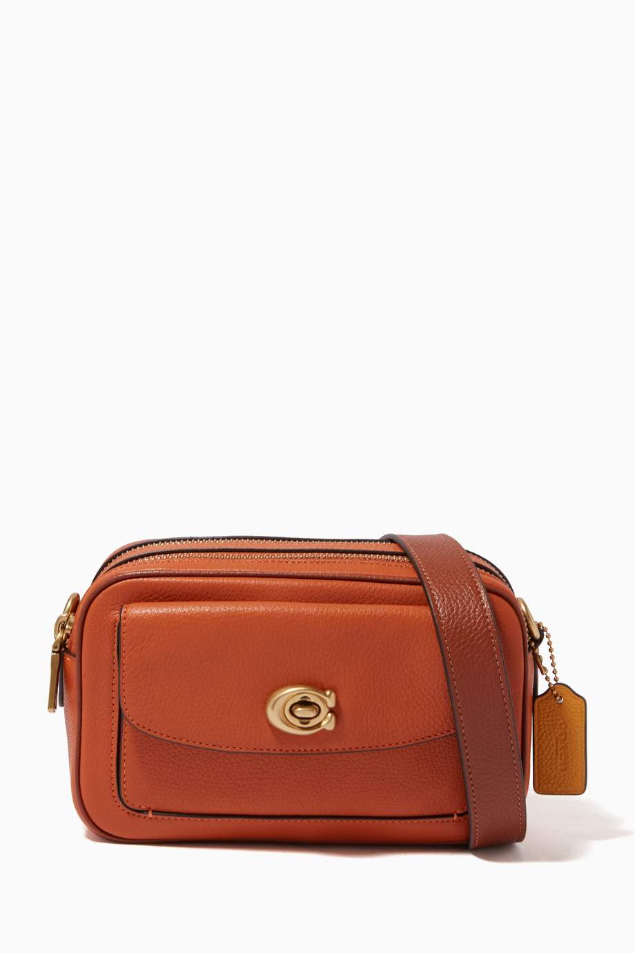 Shop Coach Red Willow Camera Bag in Colour-block Leather for Women | Ounass UAE