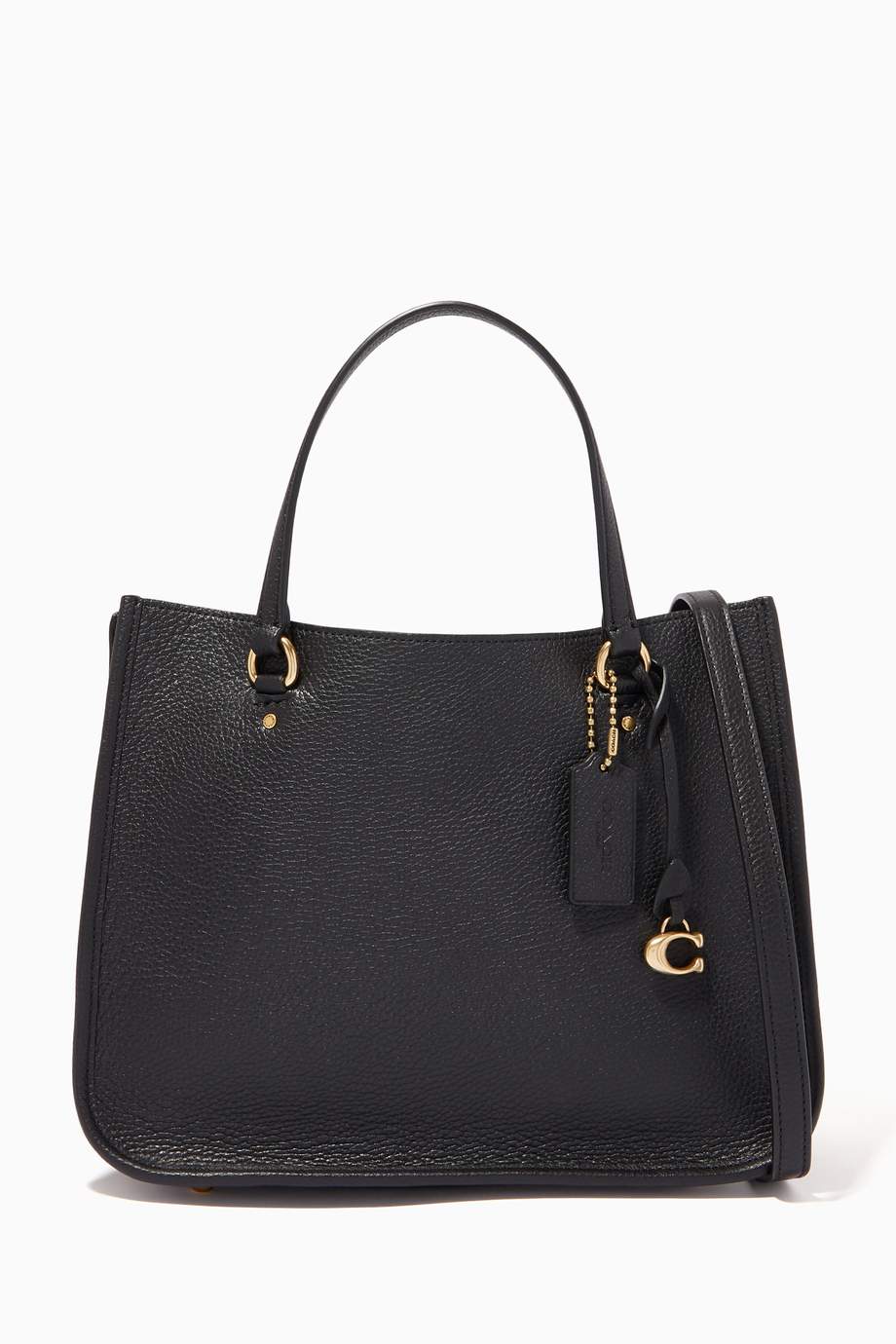 Shop Coach Black Tyler Carryall in Pebbled leather for Women | Ounass UAE