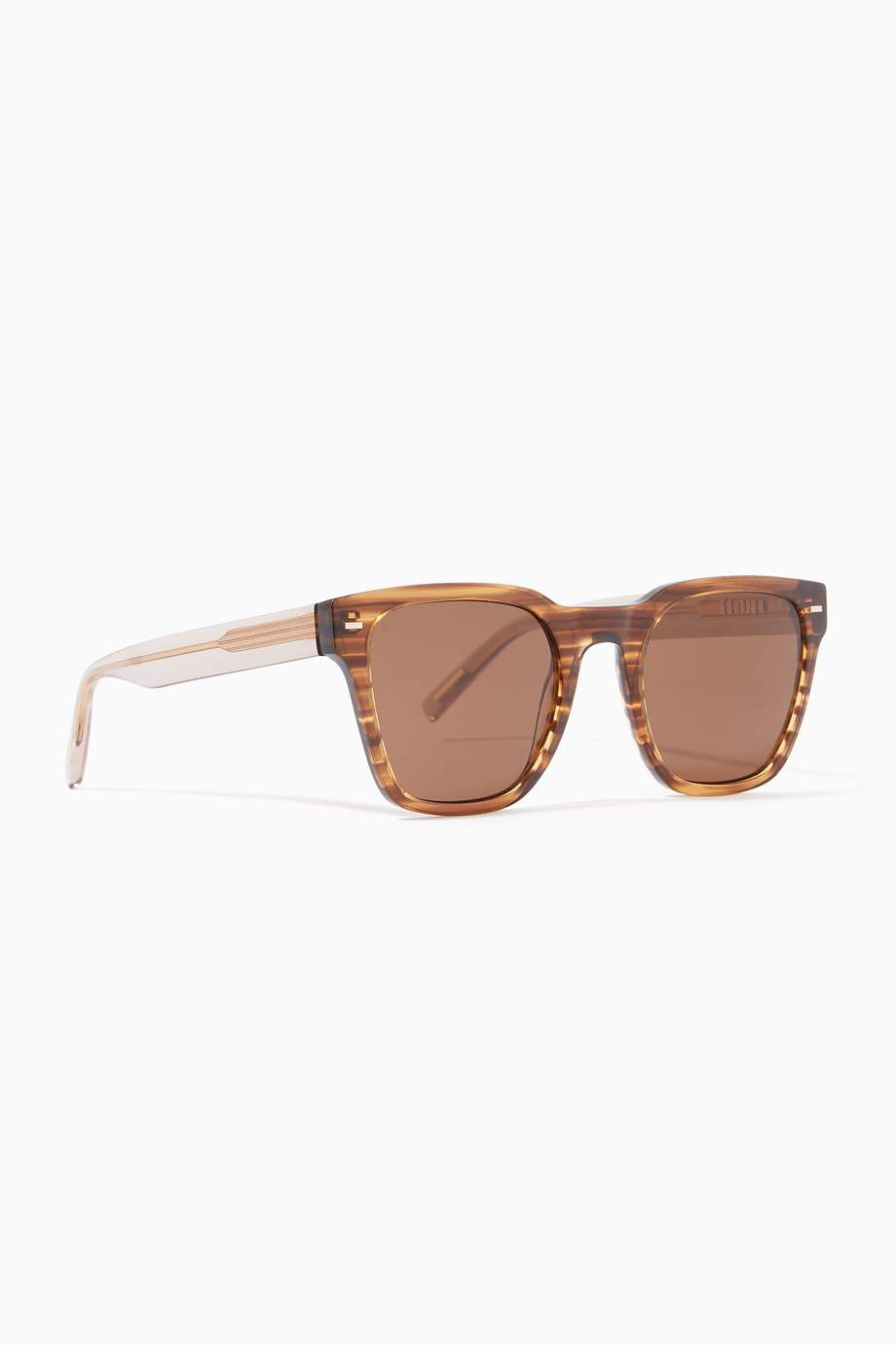 Shop Jimmy Fairly Brown The E-010 Sunglasses in Acetate for Women ...