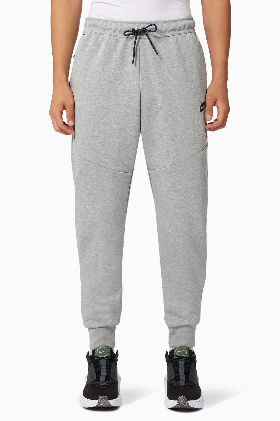 particle grey tech fleece joggers