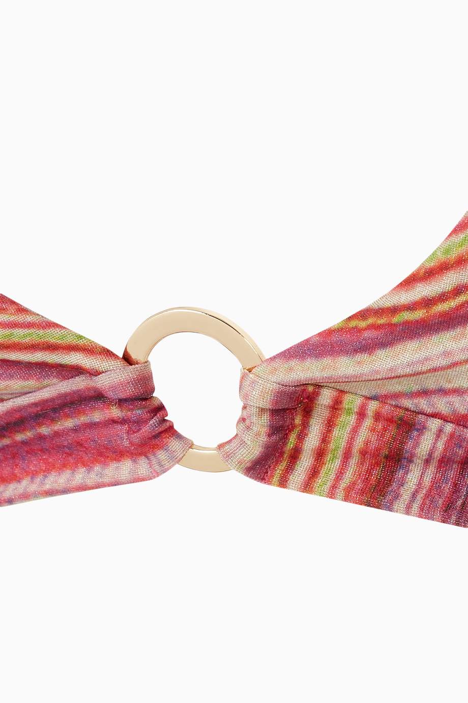 Shop Frankies Bikinis Pink x Hailee Steinfeld Eden Halter Bikini Top in