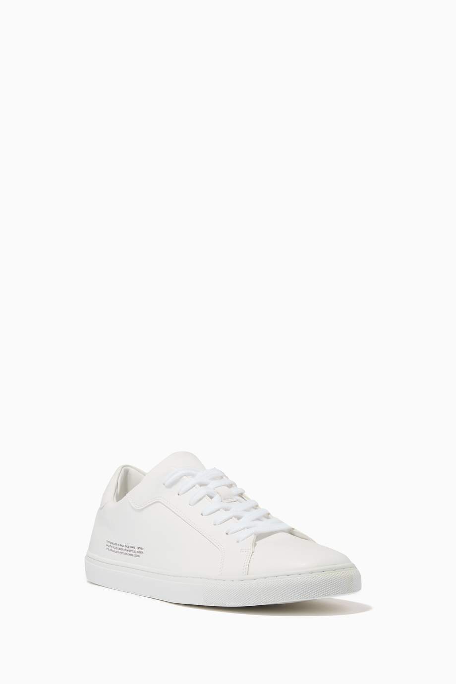 Shop PANGAIA White Grape Leather Sneakers for Men | Ounass UAE
