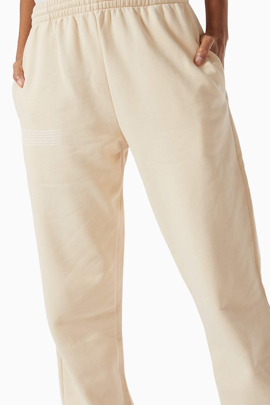Shop PANGAIA SAND Lightweight Organic Cotton Track Pants for Women