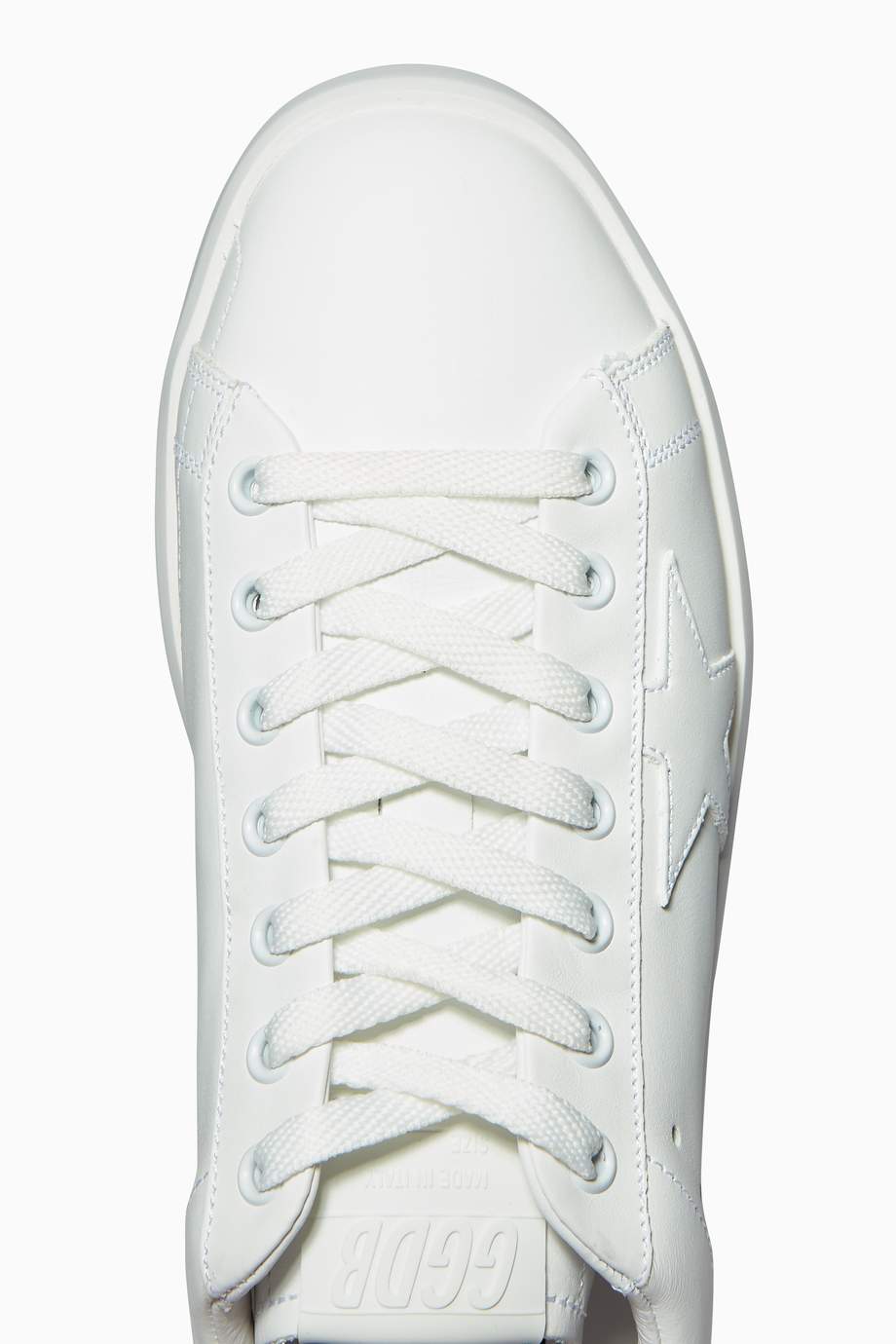 golden goose purestar leather sneakers