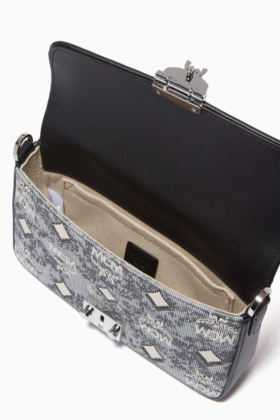 small grey cross body bag