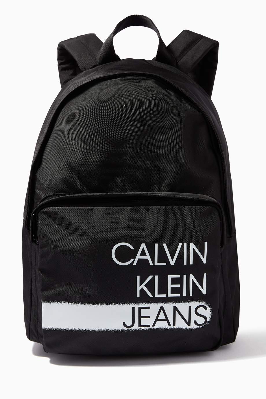 Shop Calvin Klein Black CK Logo Backpack in Nylon for Kids | Ounass UAE