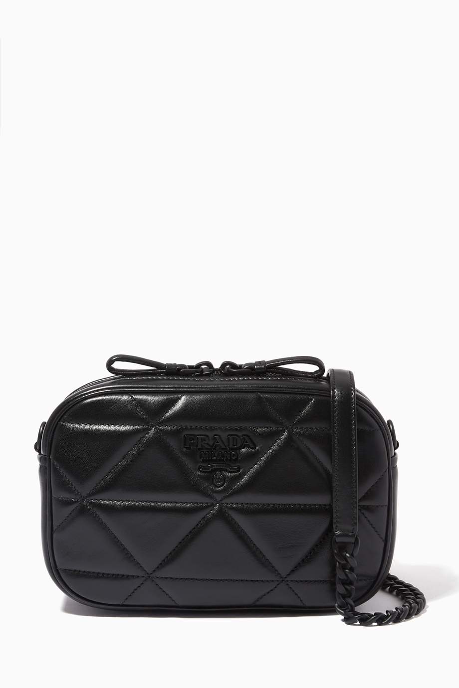 Shop Prada Black Spectrum Shoulder Bag in Quilted Nappa for Women | Ounass UAE