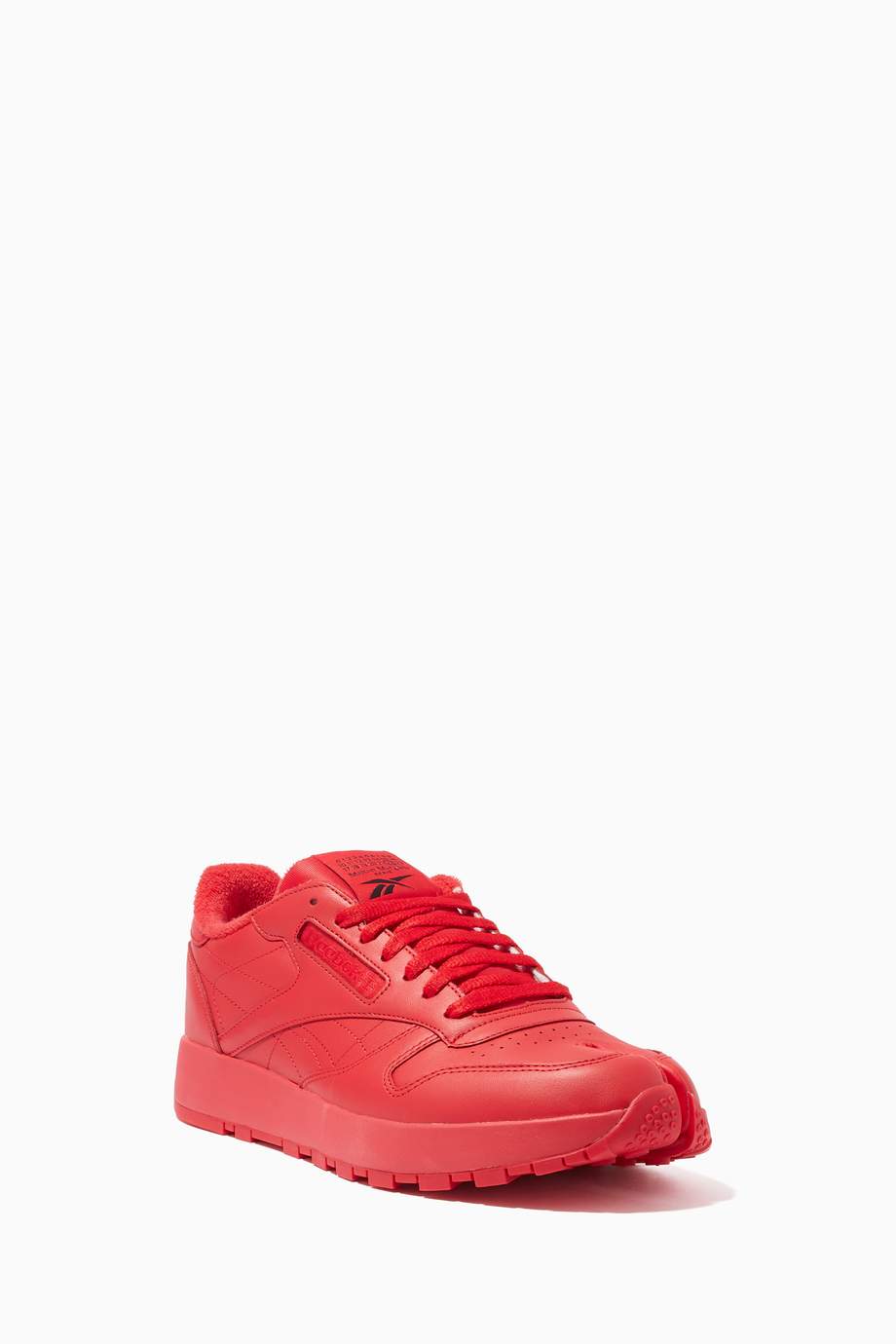 classic leather tabi shoes