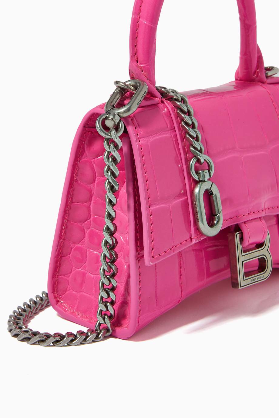 fluffy hourglass top handle bag