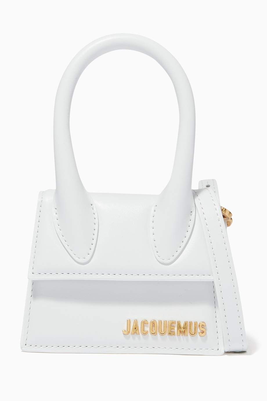 Shop Jacquemus White Le Chiquito Mini Bag in Leather for Women | Ounass UAE