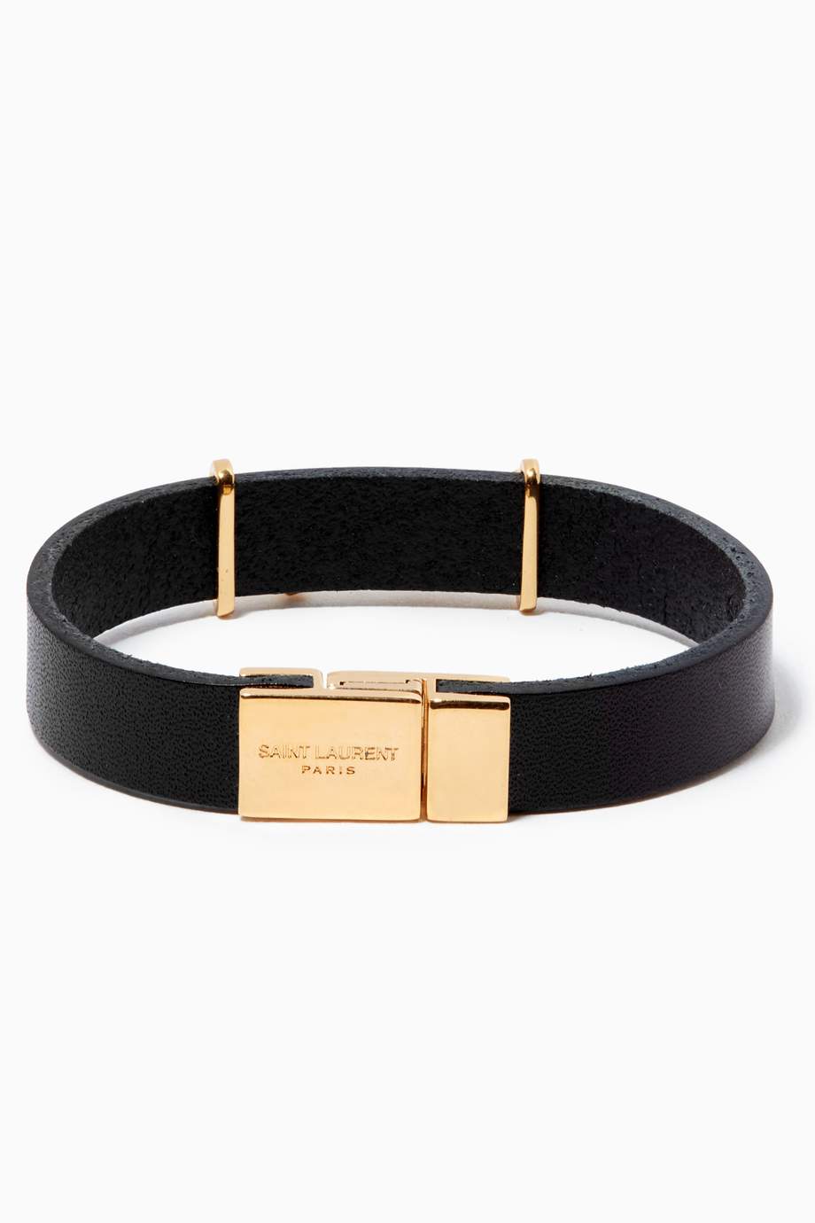 saint laurent opyum charm bracelet in gold brass