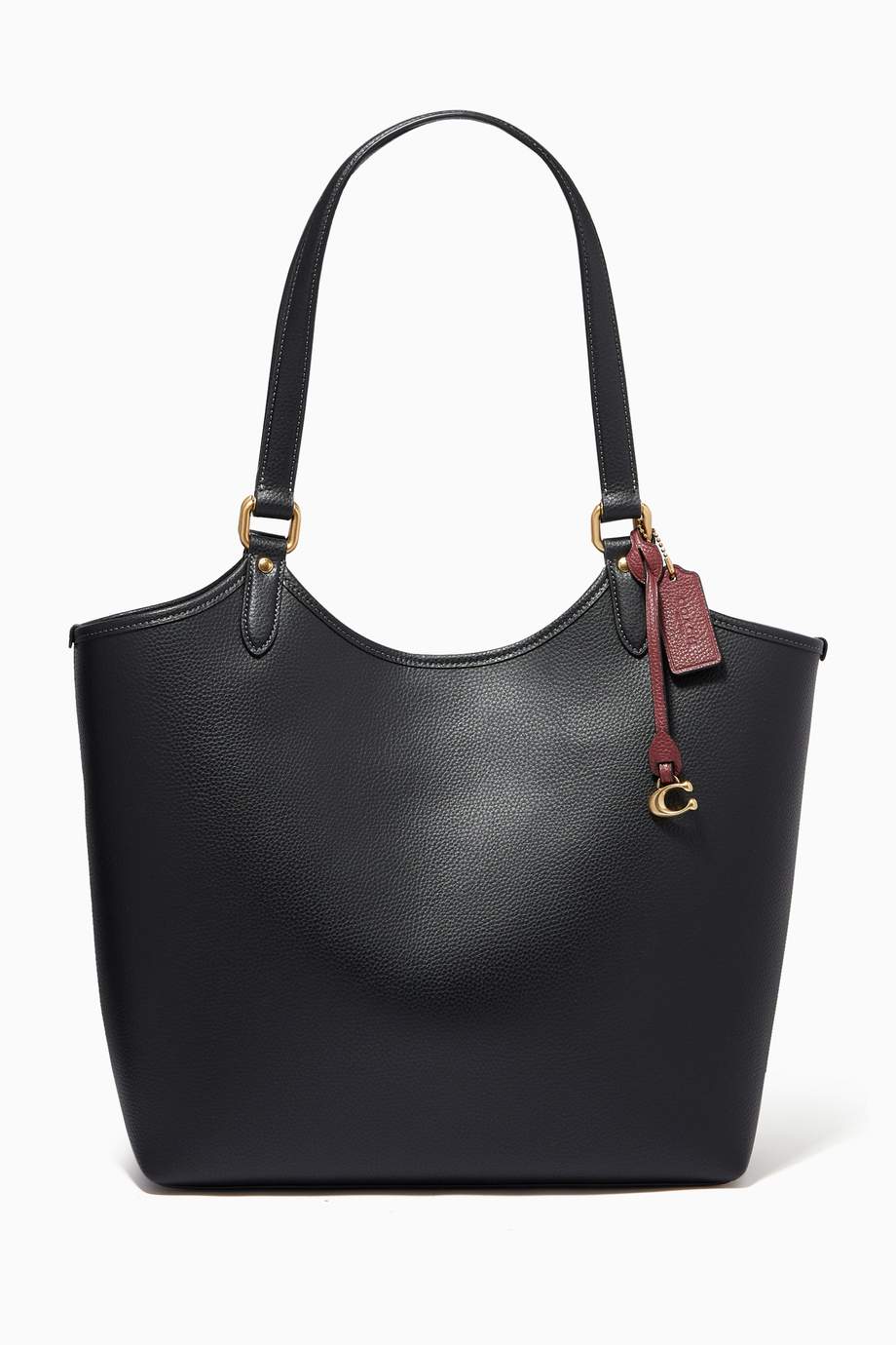 Shop Coach Black Day Tote in Pebble Leather for Women | Ounass UAE