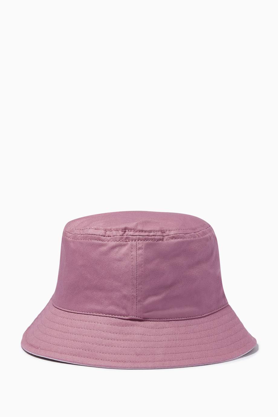 Shop Calvin Klein Pink Logo Print Bucket Hat in Canvas for Kids ...