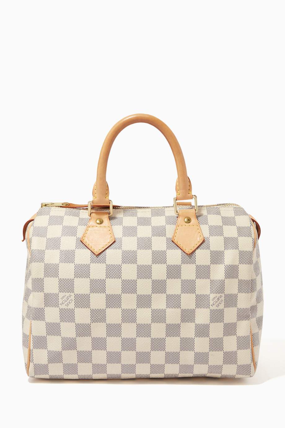 Shop Louis Vuitton Vintage Brown Speedy 25 Bag in Damier Azur Canvas for Women | Ounass UAE