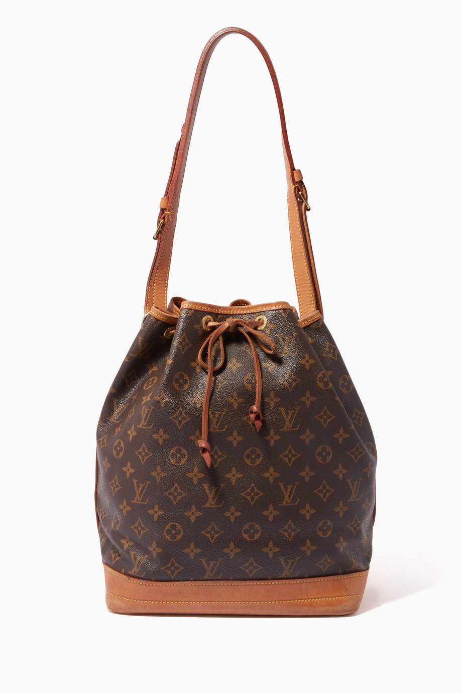 Shop Louis Vuitton Vintage Brown Noé Bucket Bag in Monogram Canvas for Women | Ounass UAE