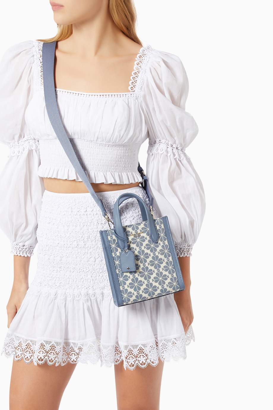 Shop Kate Spade New York Multicolour Manhattan Mini Tote in Spade