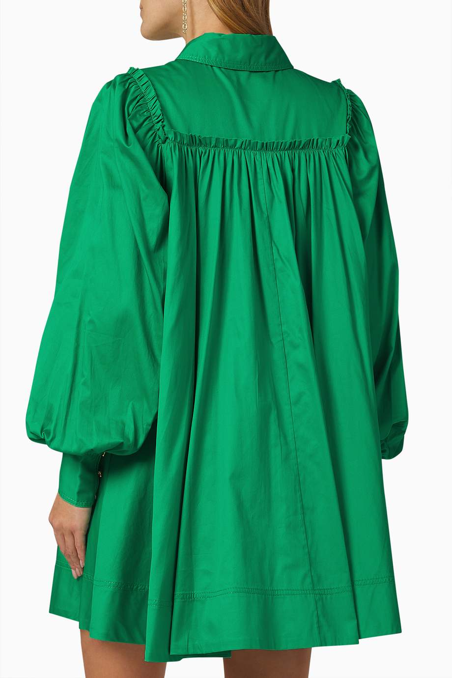 Aje solstice ruffle tiered smock dress Clearance