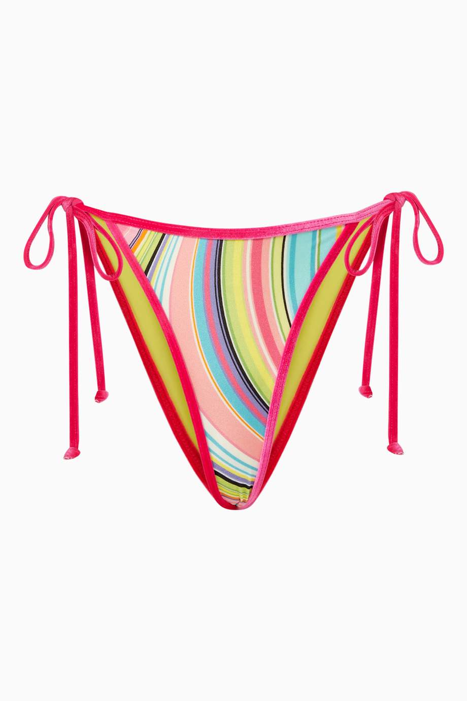 Shop Frankies Bikinis Multicolour Hazel String Bikini Bottoms in Shine
