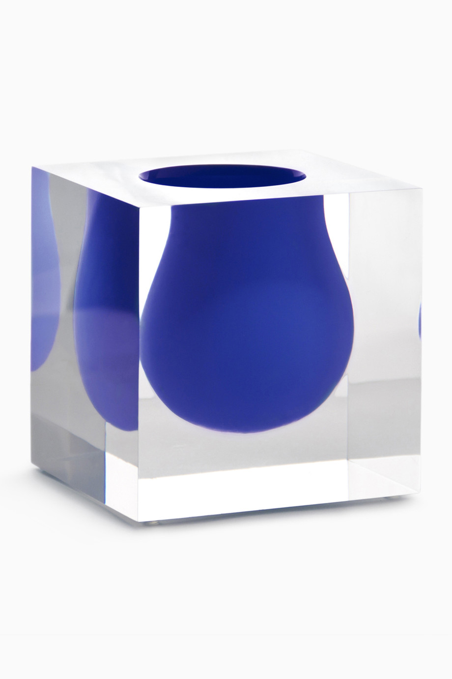 Shop Jonathan Adler Blue Cobalt Bel Air Mini Scoop Vase For Women