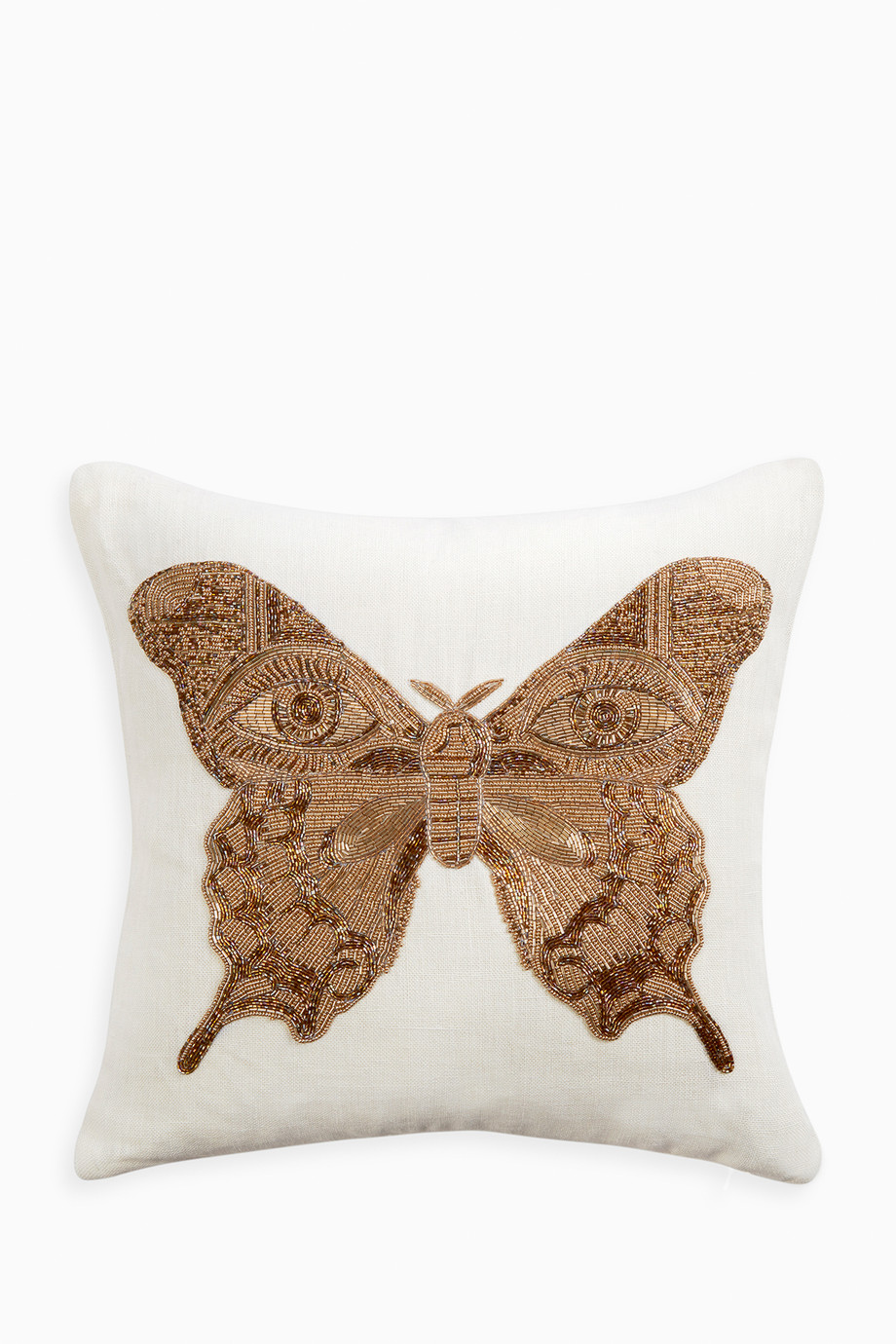 Shop Jonathan Adler White White Muse Butterfly Throw Pillow For