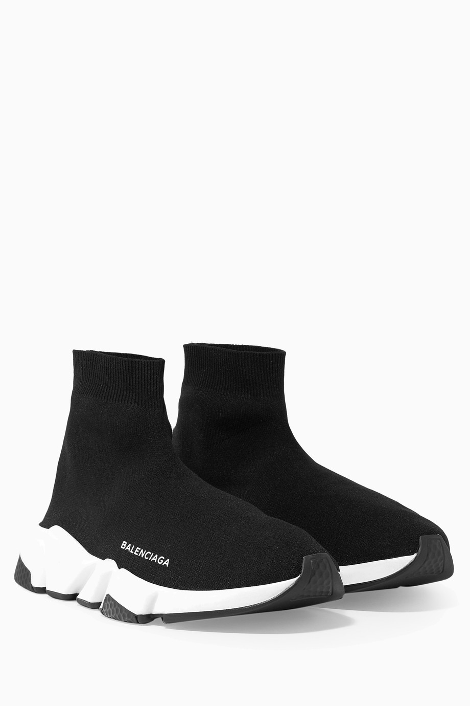 Shop Balenciaga Black Black Speed Sneakers for Women ...