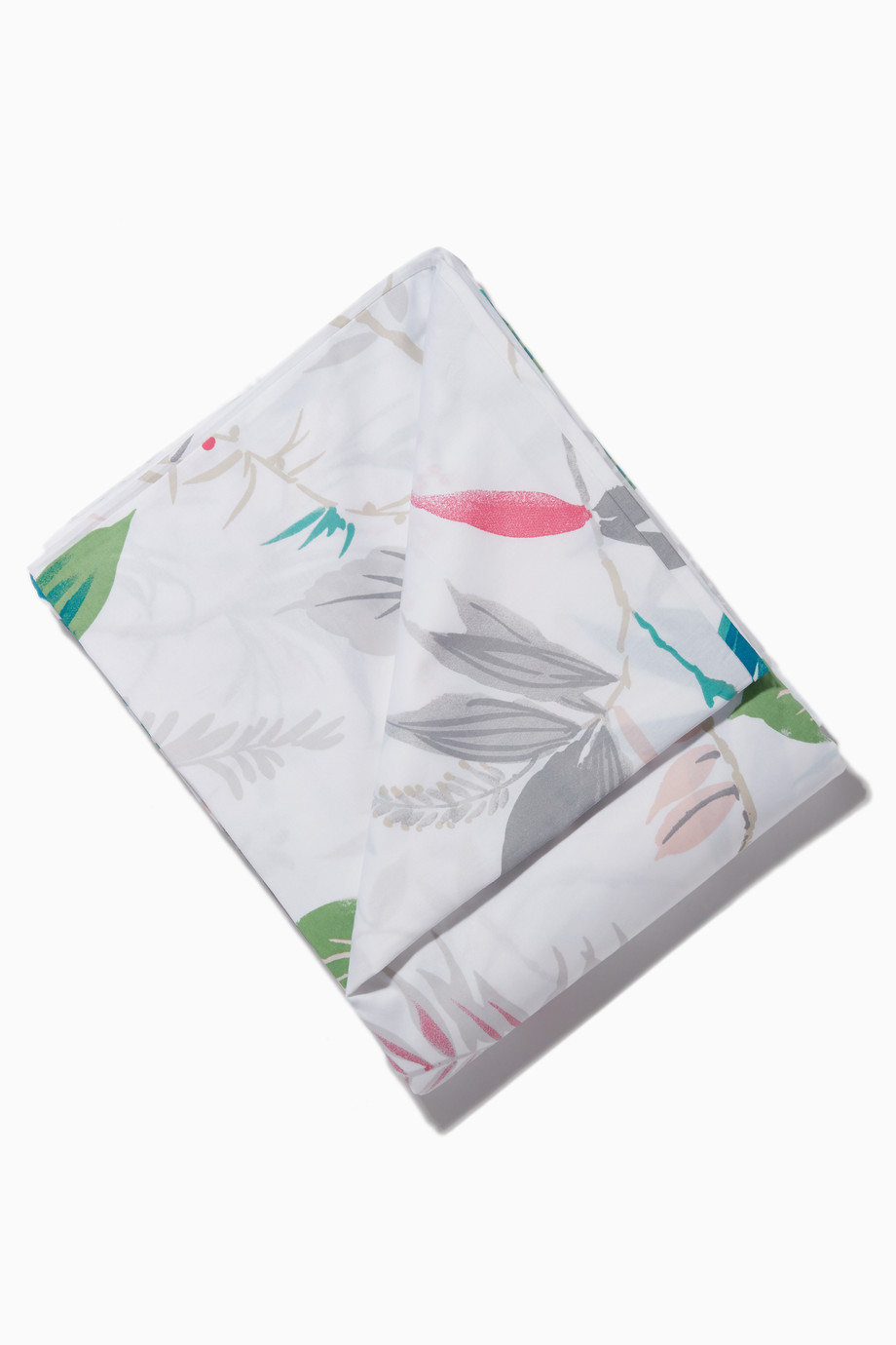 Kate Spade New York White Silver Trellis Bloom King Duvet Set