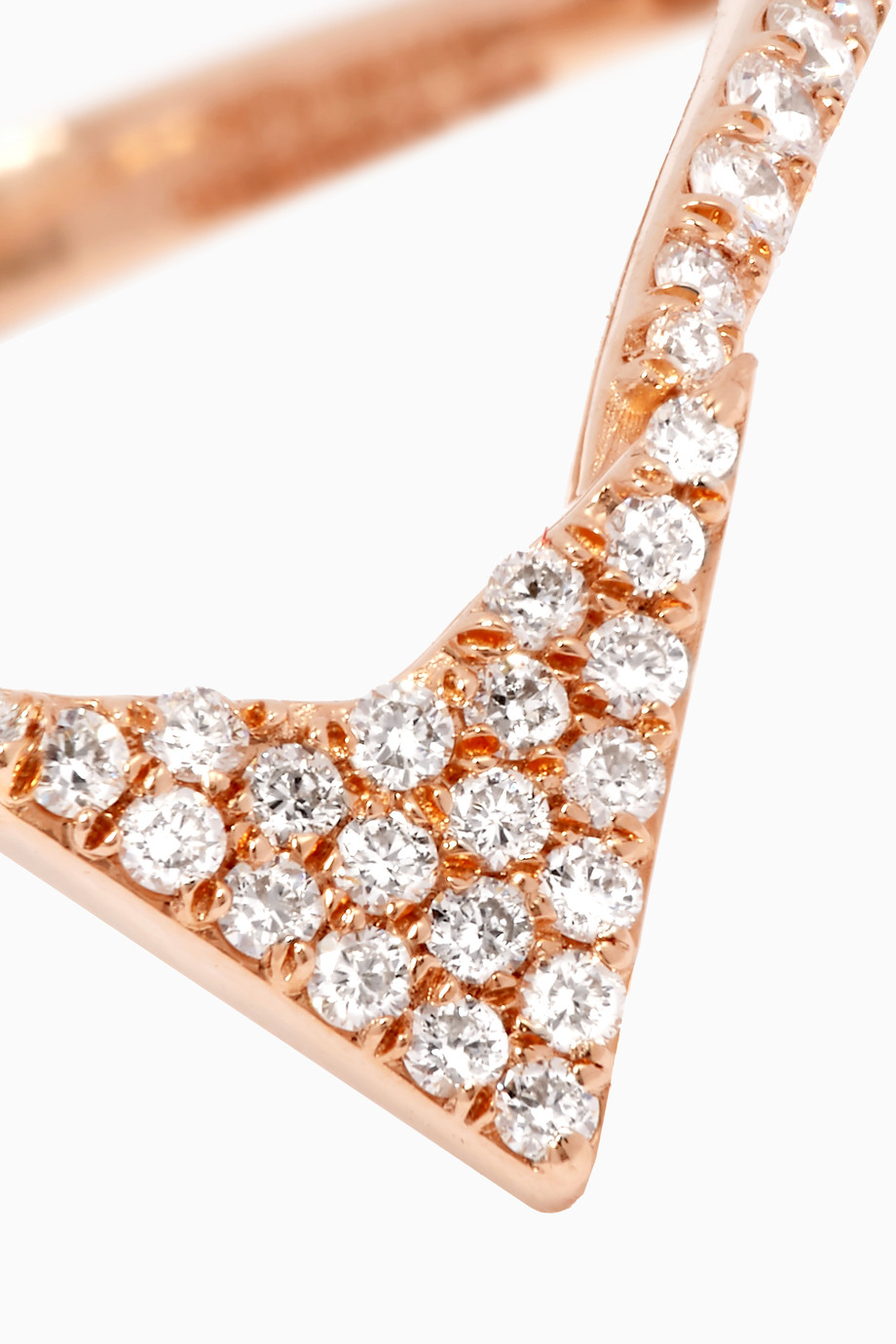 Shop Bee Goddess Rose Gold Rose-Gold & Diamond Eros Arrow ...