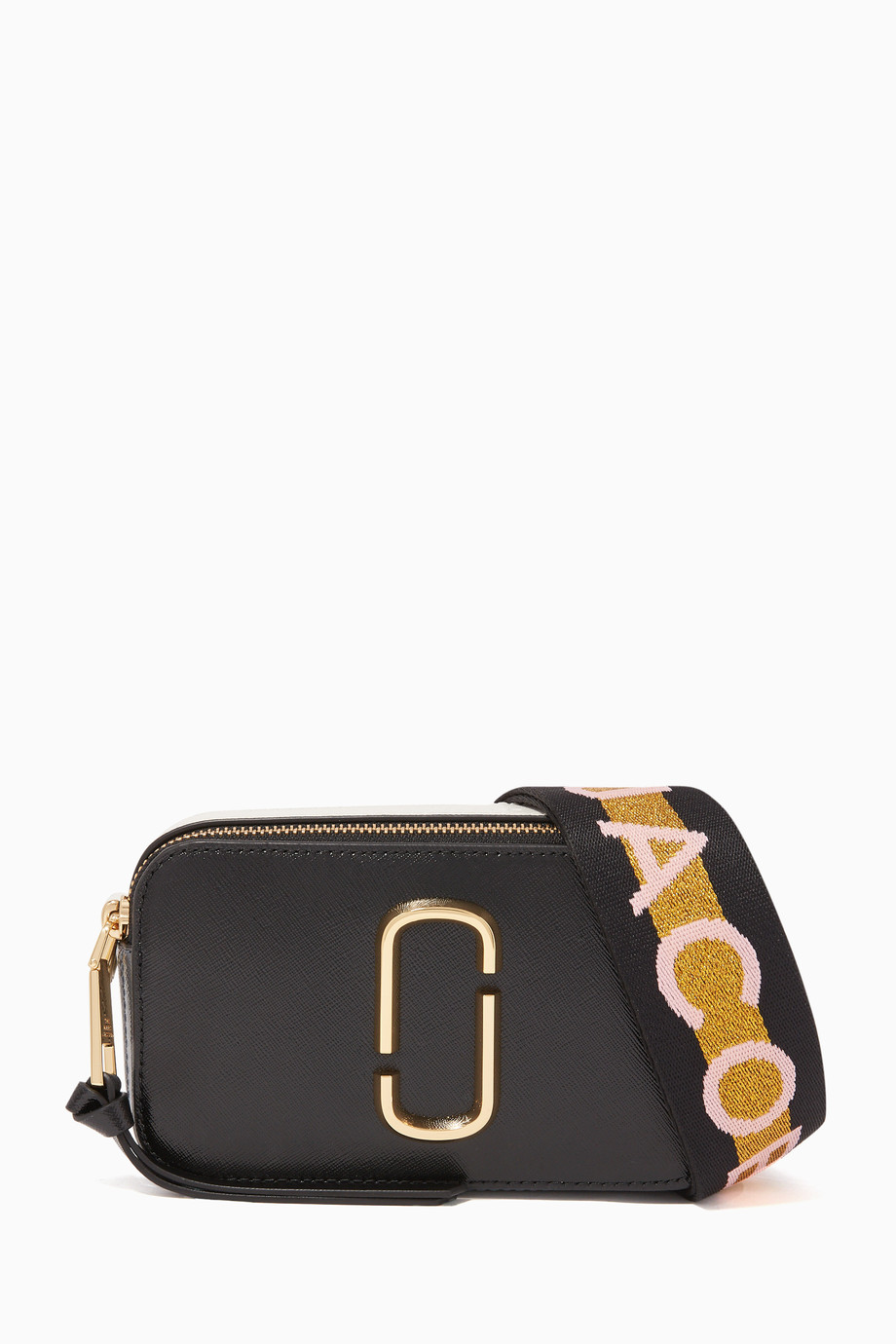 Shop Marc Jacobs Black Small Snapshot Camera Crossbody Bag for Women