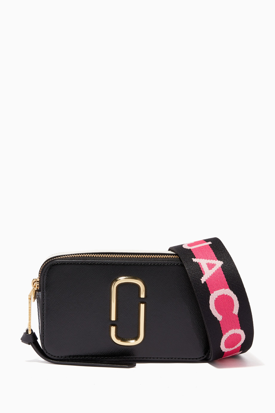 Shop Marc Jacobs Black Black Small Snapshot Shoulder Bag for Women ...