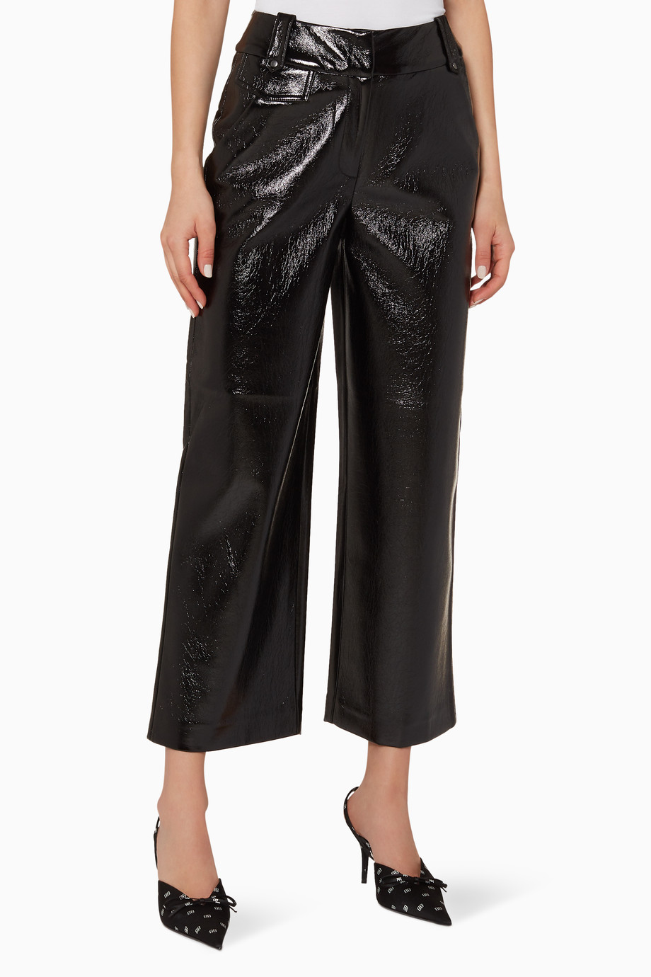 Shop Three Floor Black Black Handsome Lady Pants For Women Ounass
