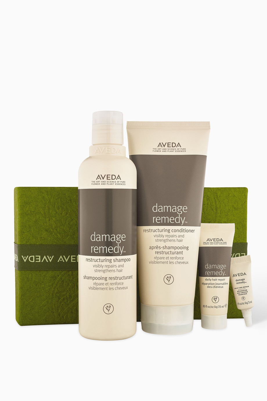 Shop Aveda Multicolour A Gift Of Stronger Hair Set For Women