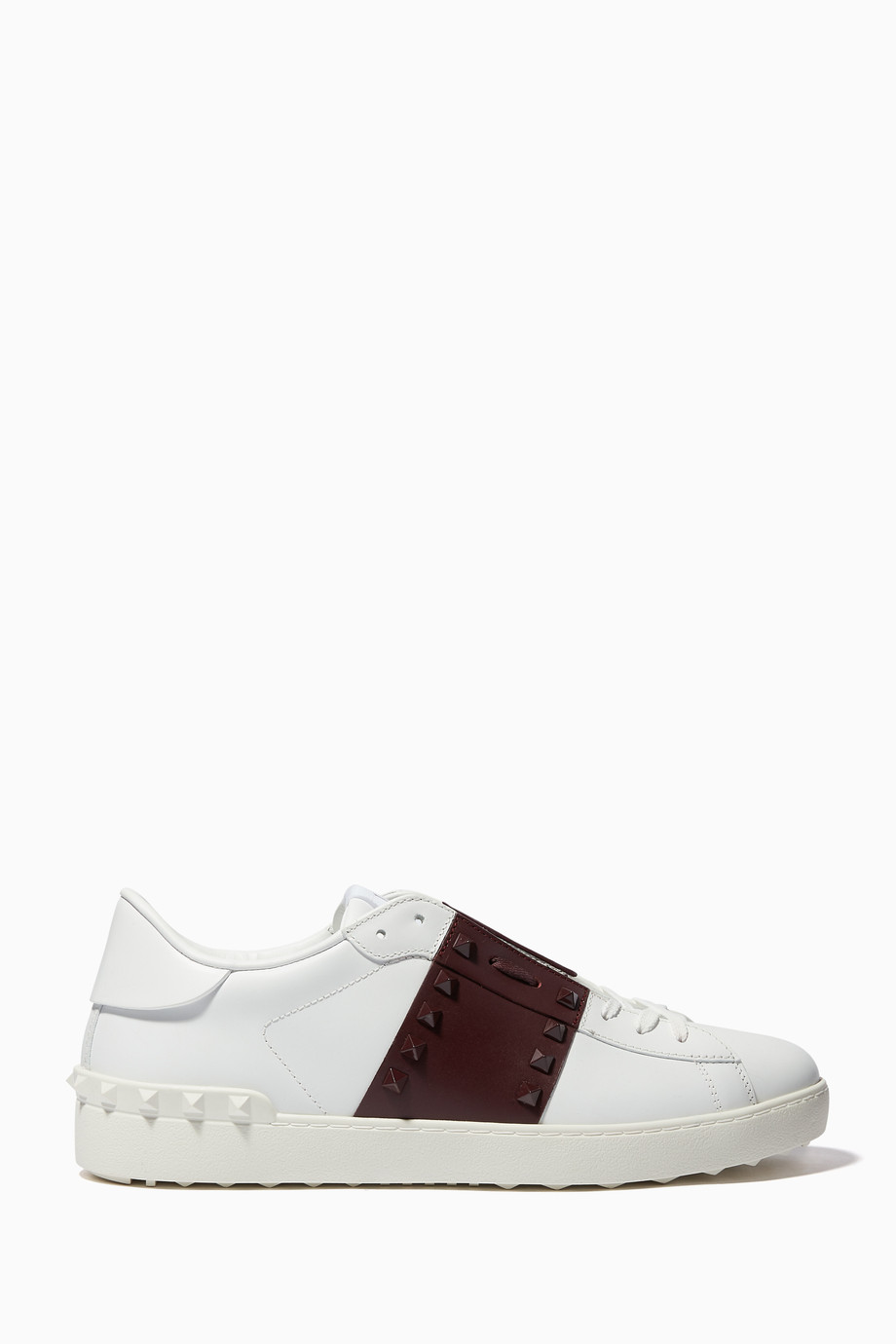 burgundy valentino sneakers