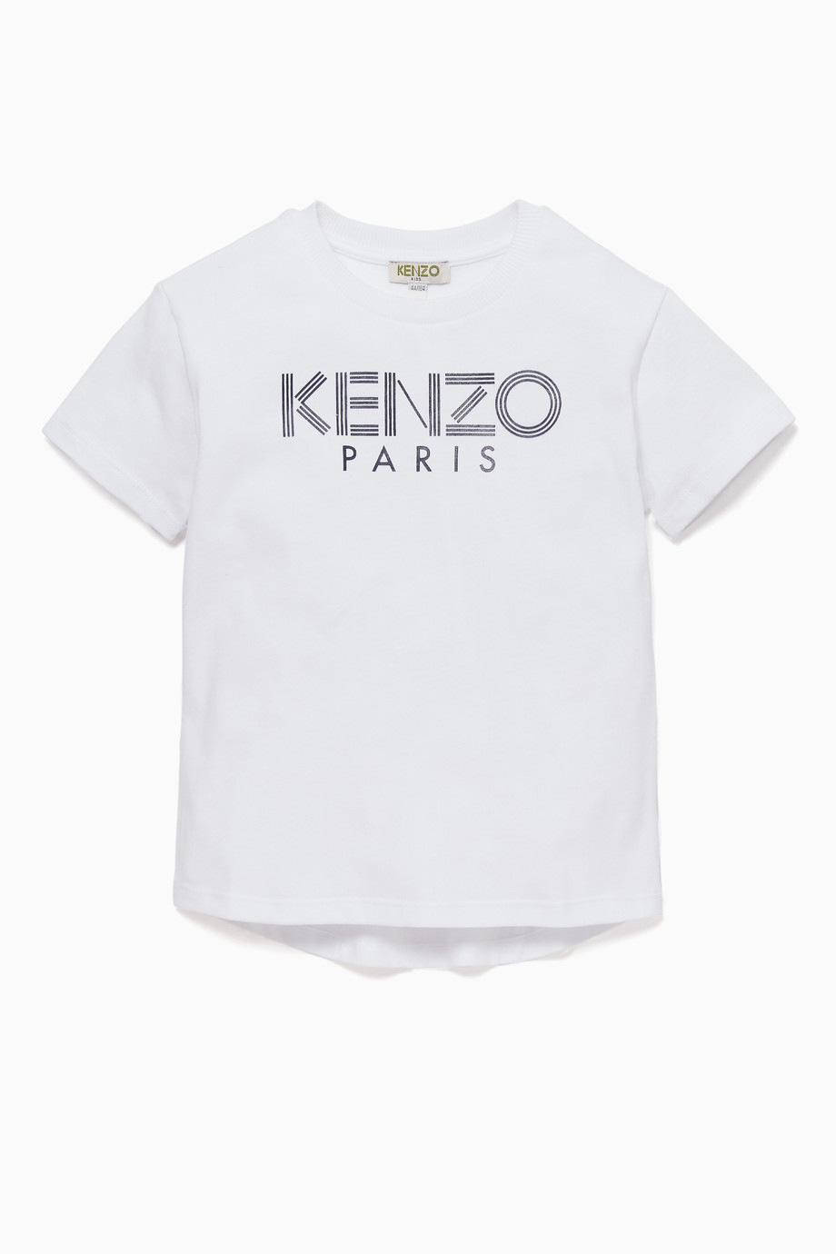 تسوق تي شيرت بشعار الماركة Kenzo أبيض للأطفال ا ناس عمان