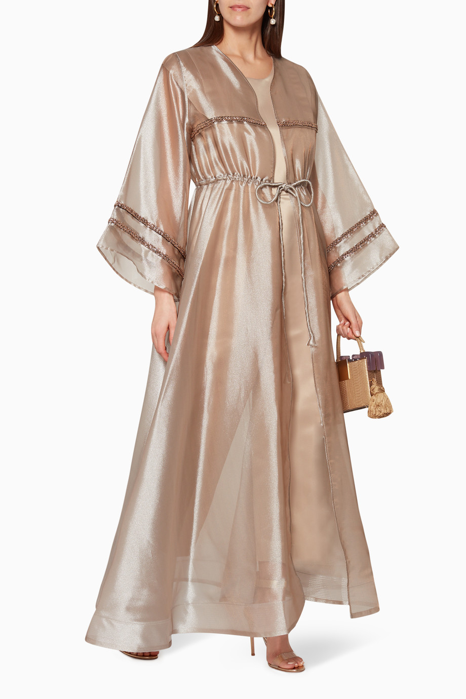 Shop Blanc 8.3 Neutral Jumpsuit with Bisht for Women | Ounass UAE