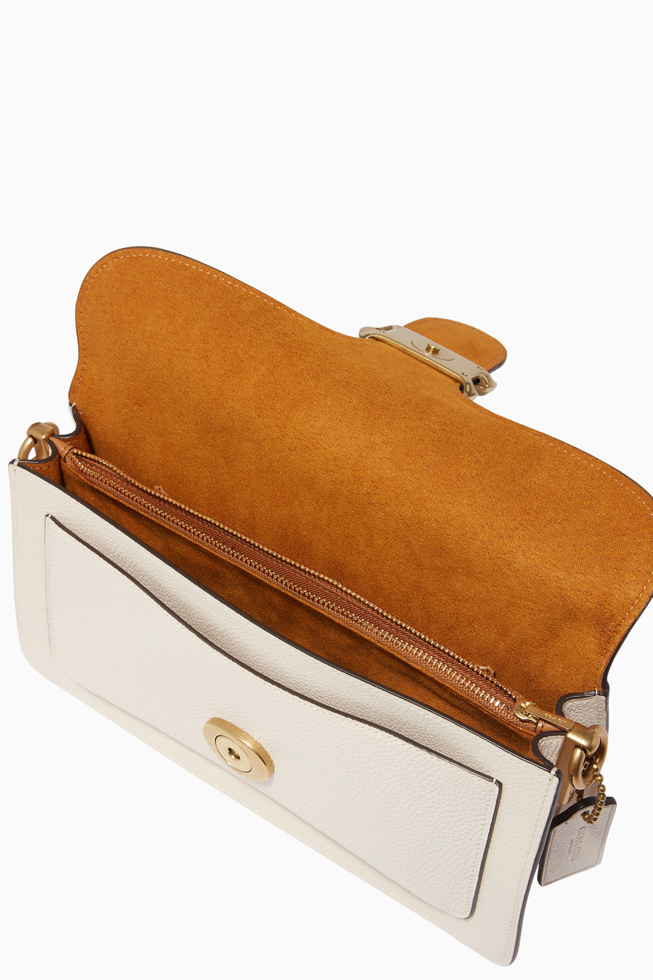 coach tabby white bag