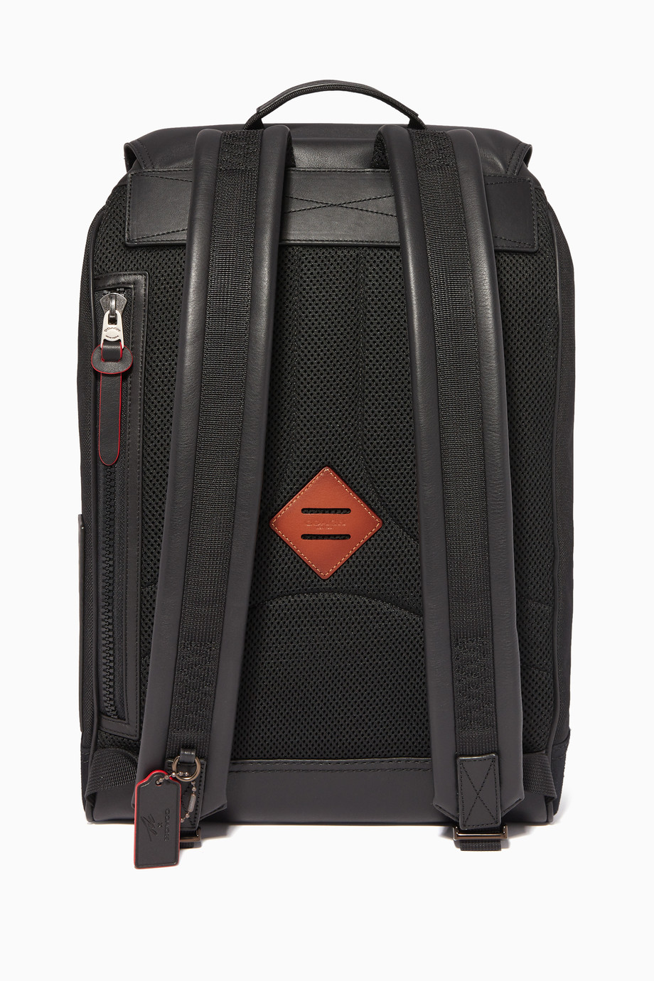 Shop Coach Black x MBJ Leather & CORDURA® Backpack for Men ...