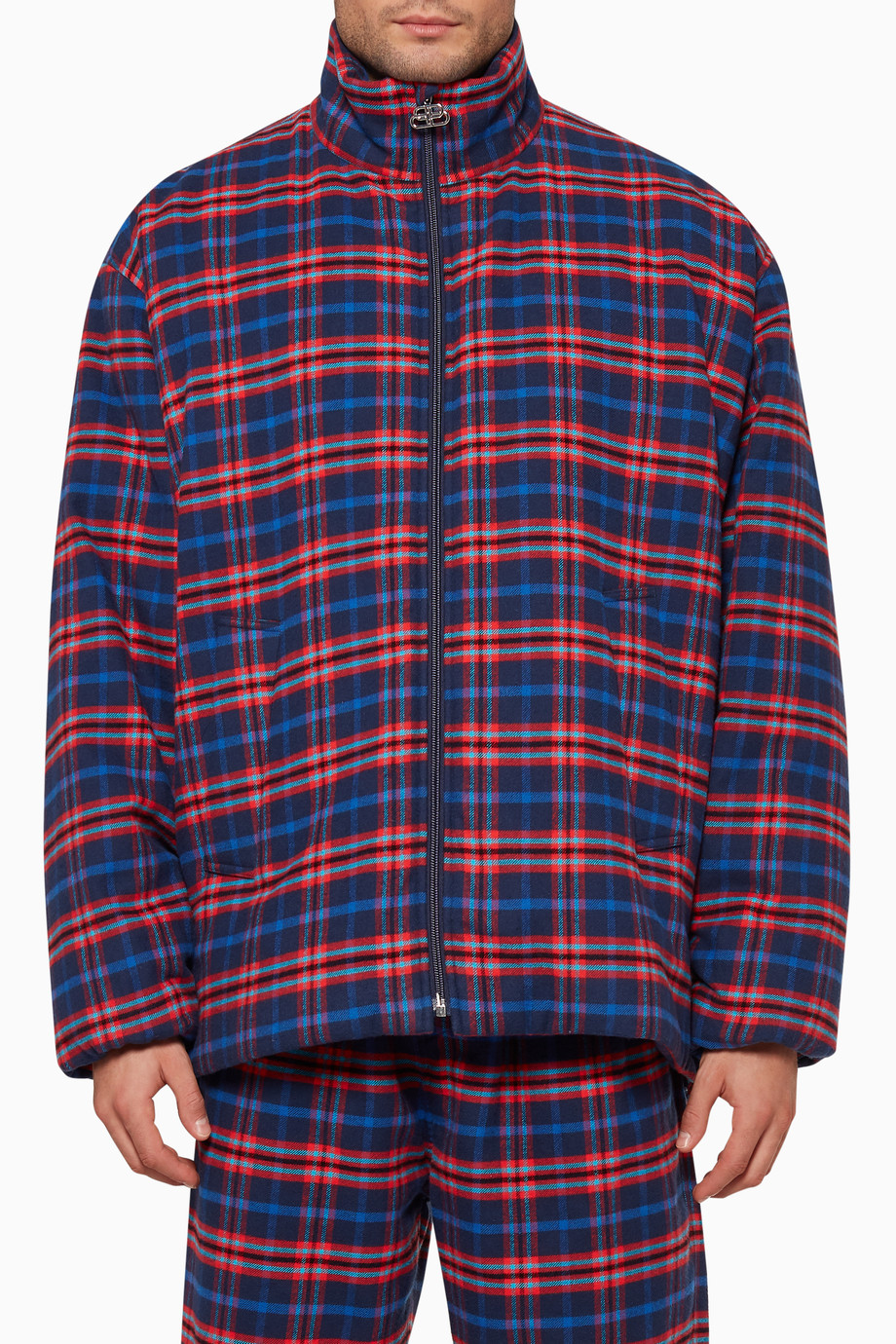 balenciaga flannel mens