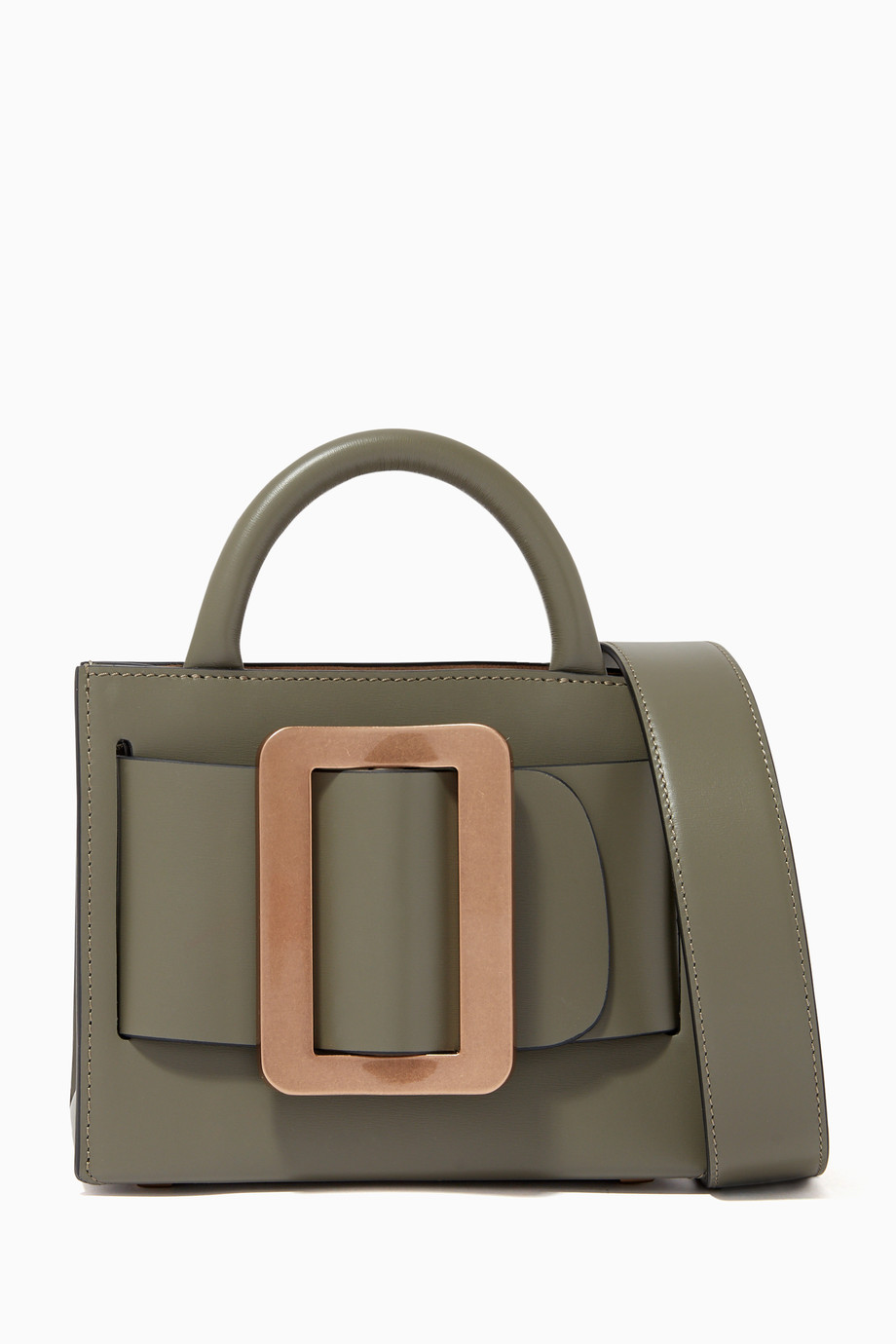 Shop Boyy Green Bobby 18 Buckle Leather Bag For Women Ounass Saudi