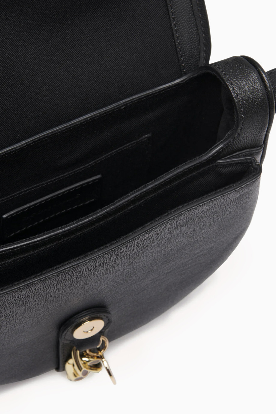 Shop See By Chloé Black Mara Leather Cross-Body Bag for Women | Ounass UAE