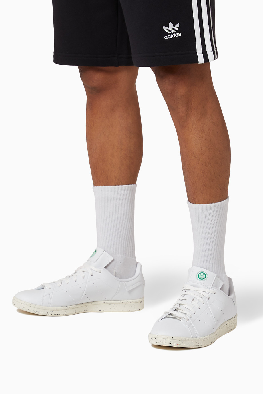 Shop adidas Originals White Stan Smith Vegan Leather Sneakers for Men ...